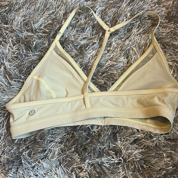 Lululemon State of Flow Bra in Lemon Ice size 6 - Picture 3 of 4